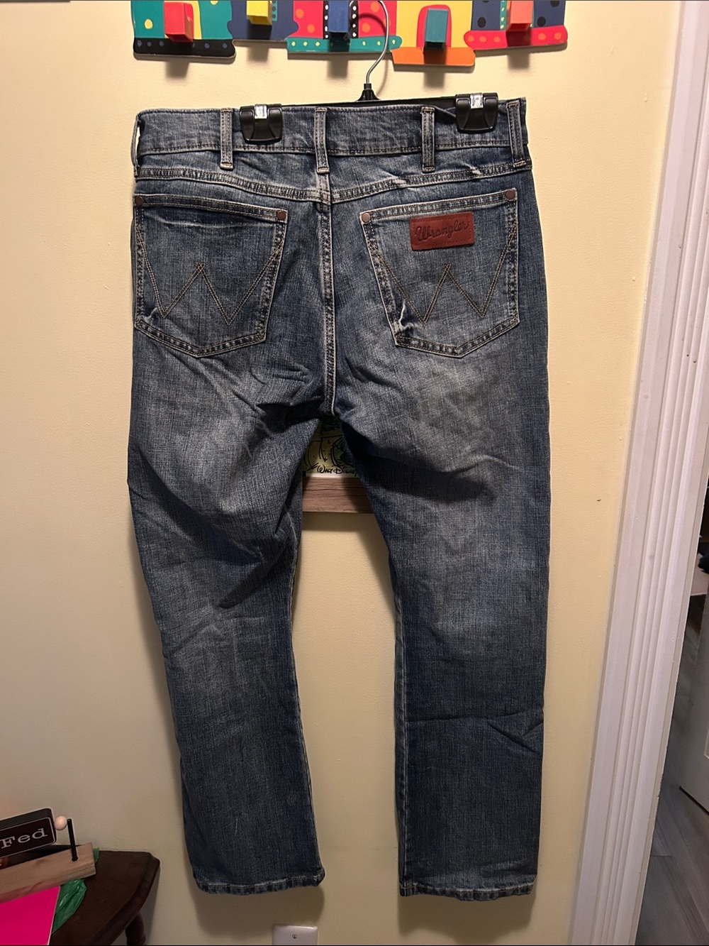 Wrangler retro slim boot cut jeans 32X 34